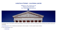 Desktop Screenshot of christian-attorney.net