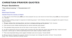 Desktop Screenshot of christian-prayer-quotes.christian-attorney.net